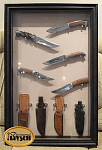 Витрина для ножей, на мини-магнитах, 80 см x 50 см, вертикальная